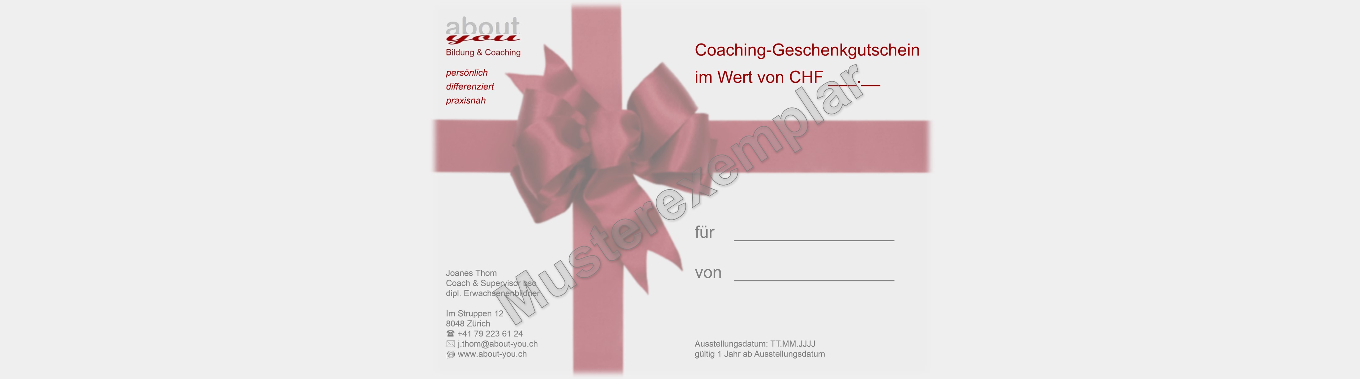 Geschenkgutschein